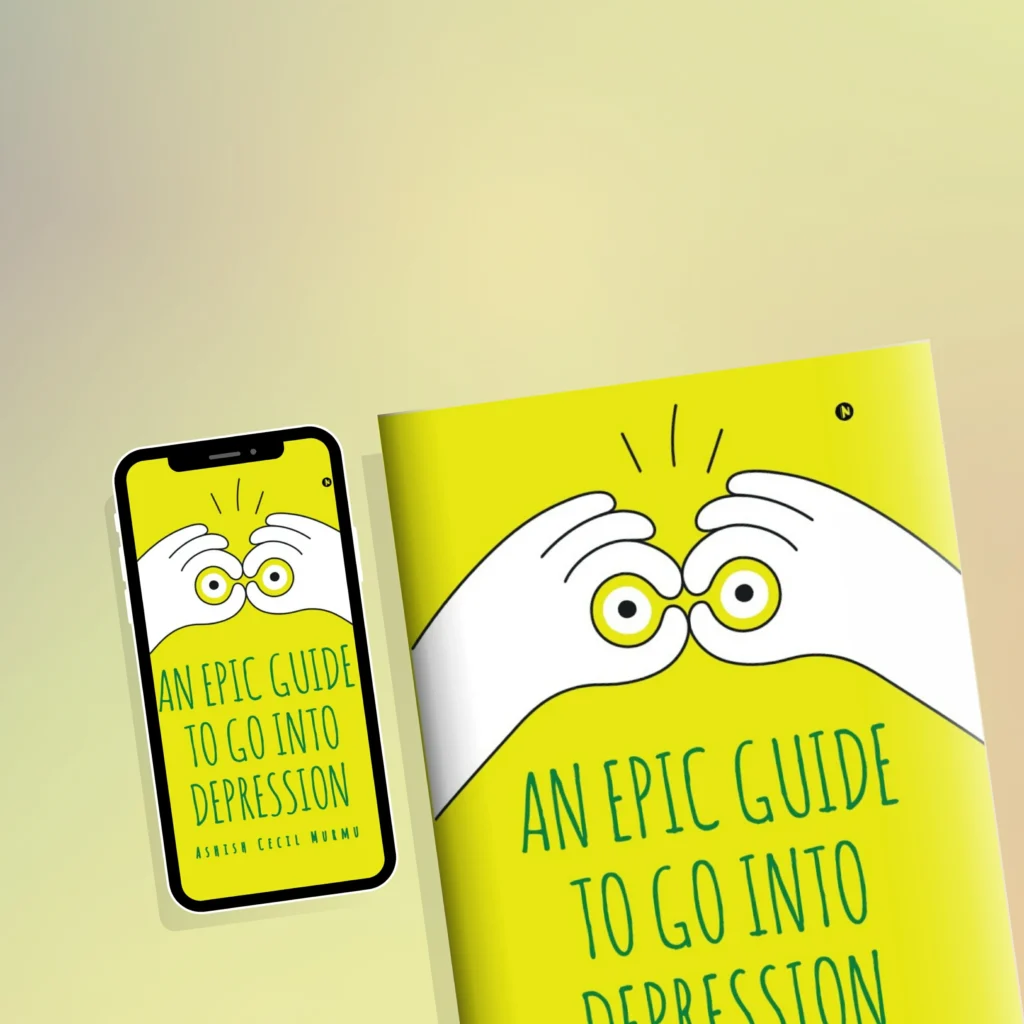 Books blue and pink soft magazine cover mockup instagram post