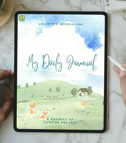 Verdant Series: Minimalist Digital Daily Journal for iPad Pro 12.9" & iPad Pro 13"